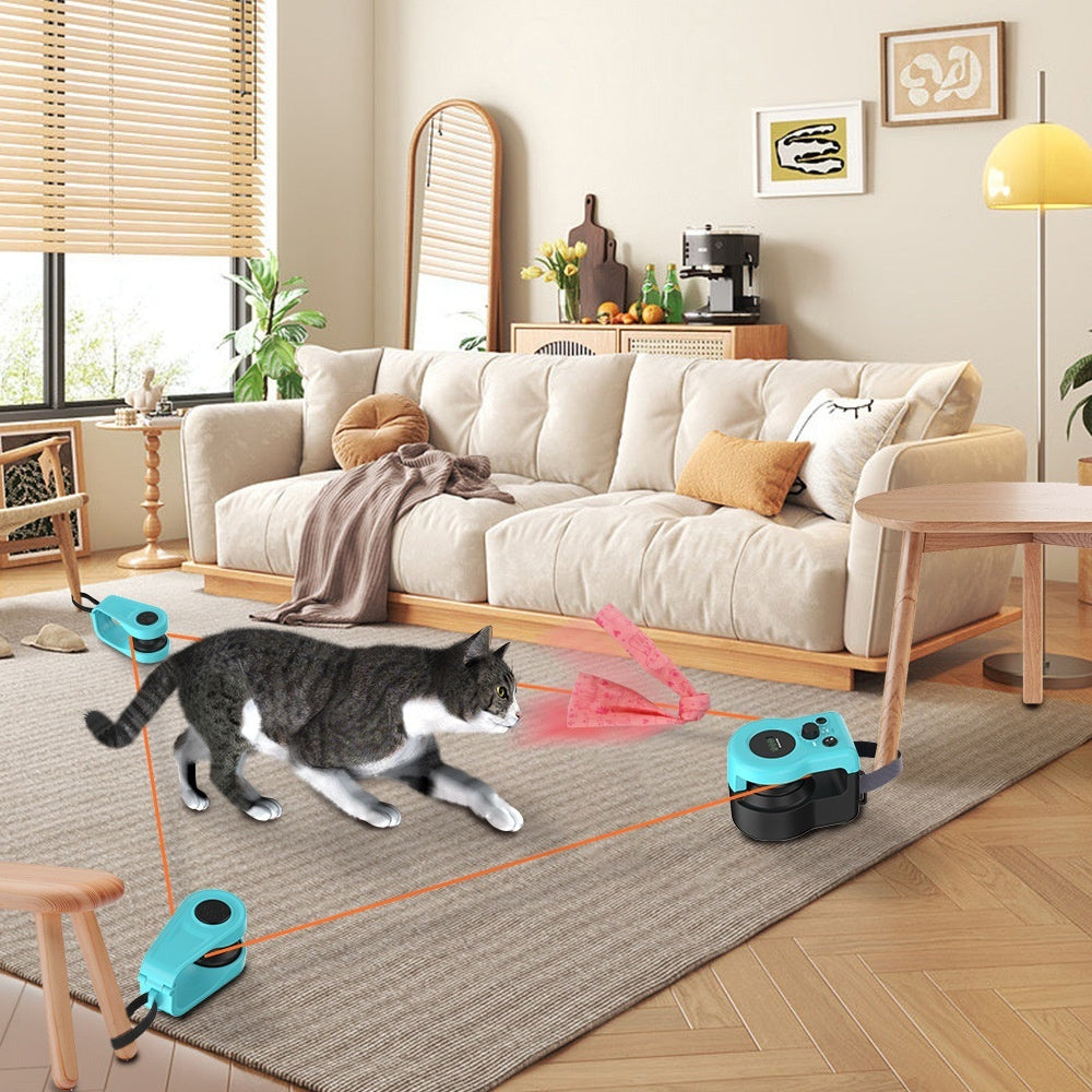 Automatisches Katzenspielzeug mit Fernbedienung