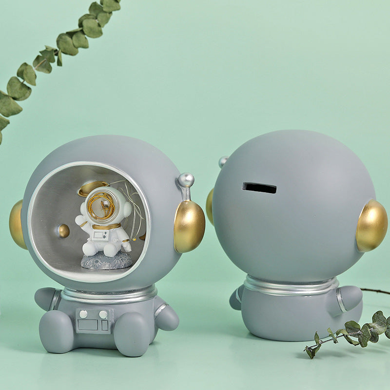 Astronaut Spardose mit Nachtlicht