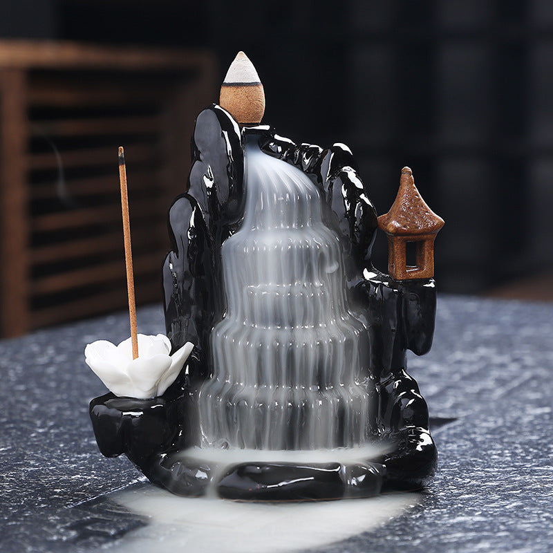 Keramik-Räuchergefäß für Backflow-Räucherstäbchen – Aromadiffusor