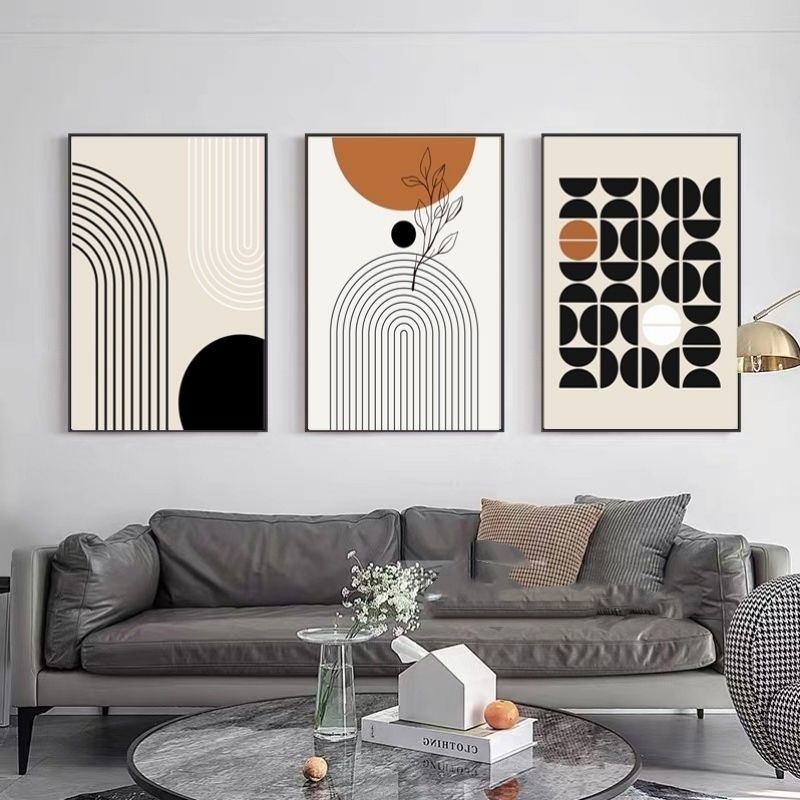 Modernes Minimalistisches Morandi Wandbild