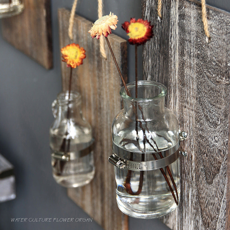 Moderne grüne Wanddekoration für Restaurant und Café