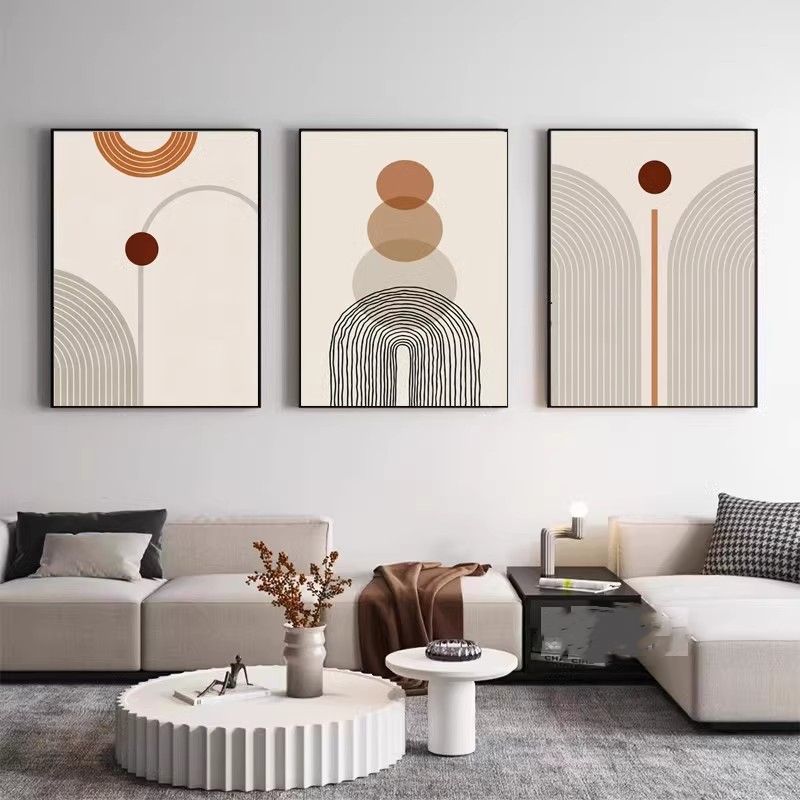 Modernes Minimalistisches Morandi Wandbild