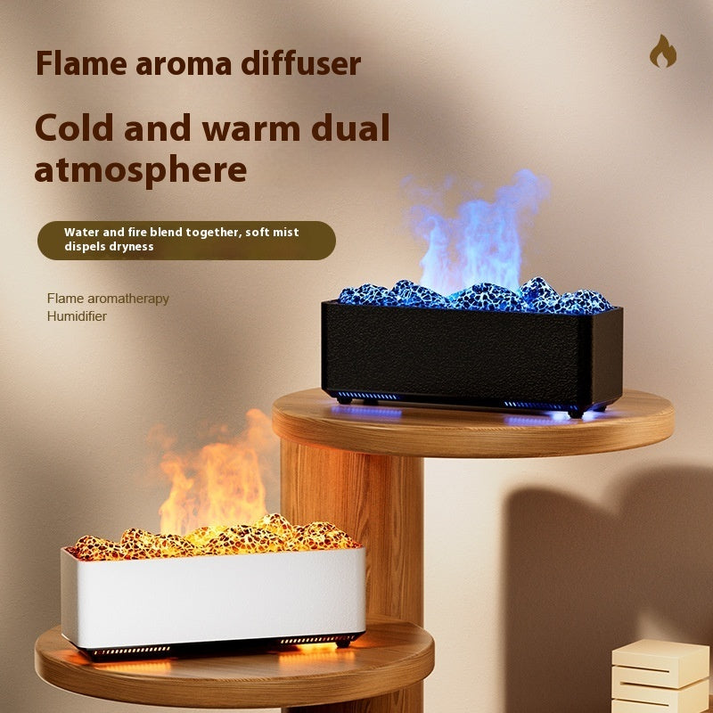 Ultraschall Aroma Diffusor mit Vulkan-Effekt